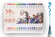 MozArt Brush Pen Set (20 Colors)