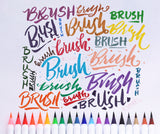 MozArt Brush Pen Set (20 Colors)